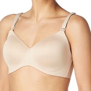 Elegant Cream Wireless Bra maternity bra